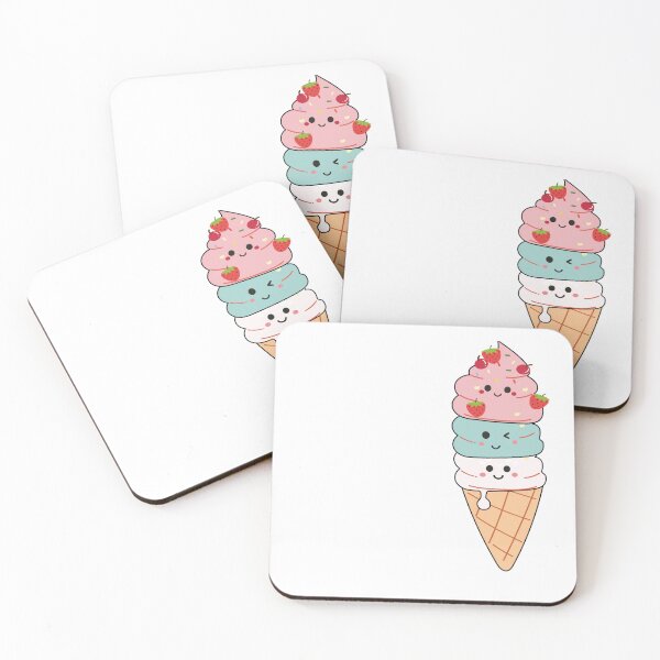 Item preview, Sweet Kawaii Ice Cream Lovers Summer for boys girls Teens designed and sold by Dream-bubble.