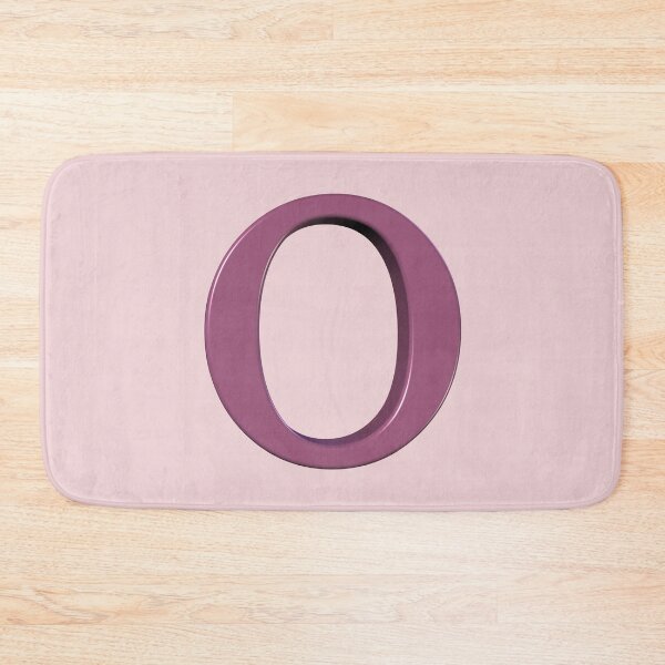 Item preview, The Letter O Dimensional Soft Pink on Pink 5748 designed and sold by Art in My Loft.