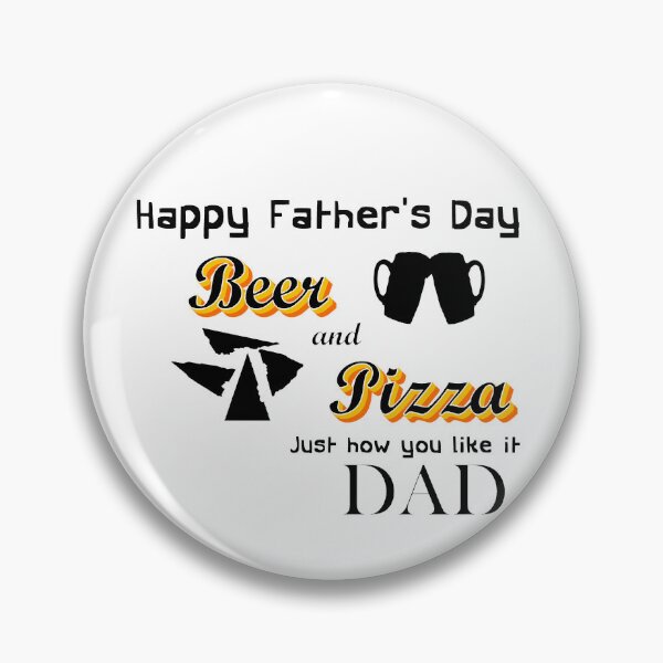 Artikelvorschau, Alles Gute zum Vatertag - Bier und Pizza - So wie es dir gefällt (schwarz) entworfen und verkauft von K0tK0tu.
