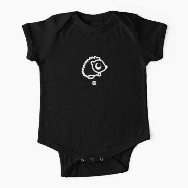 Emma the hedgehog from the Simply Small Series (reverse) Short Sleeve Baby One-Piece