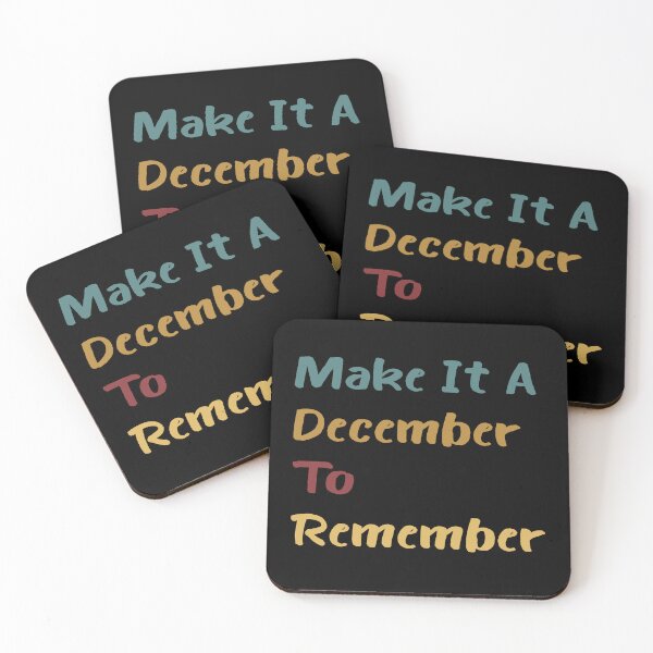 Item preview, MAKE IT A DECEMBER TO REMEMBER designed and sold by KHABIRITI.