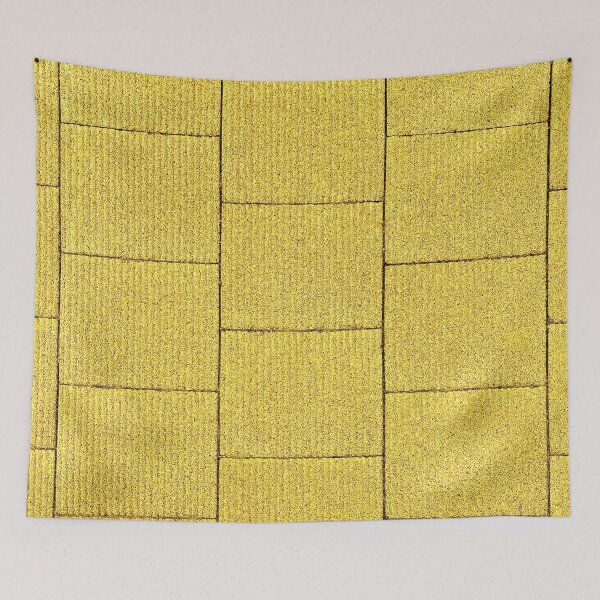 Item preview, PATTERN DESIGN STUDY #30 - Mustard Gold Tiles on Floor designed and sold by DEL-Productions.