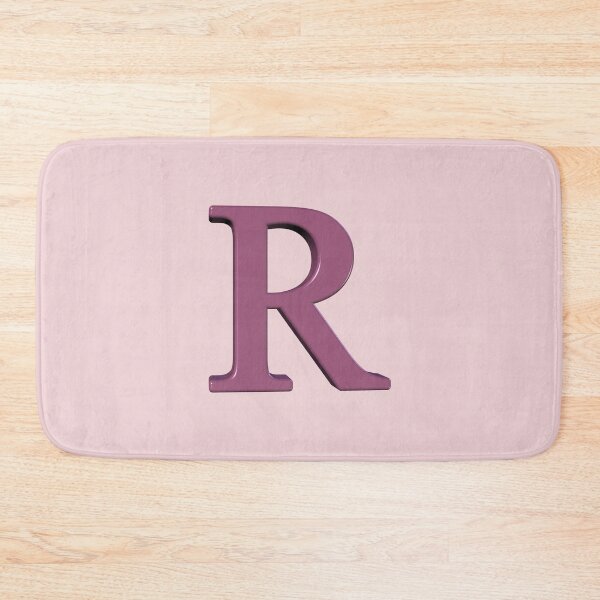 Item preview, The Letter R Dimensional Soft Pink on Pink 5748 designed and sold by Art in My Loft.