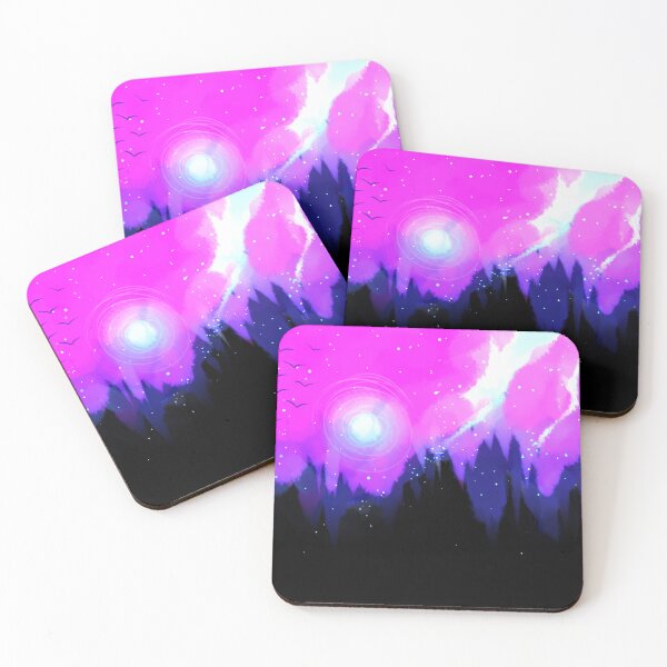 Item preview, mountain pink sky designed and sold by snowysaur.