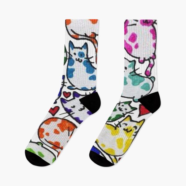 Item preview, colored cats designed and sold by Teixeira224.
