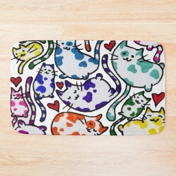 Item preview, colored cats designed and sold by Teixeira224.