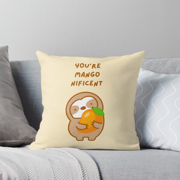 Item preview, You’re Magnificent Mango Sloth  designed and sold by theslothinme.