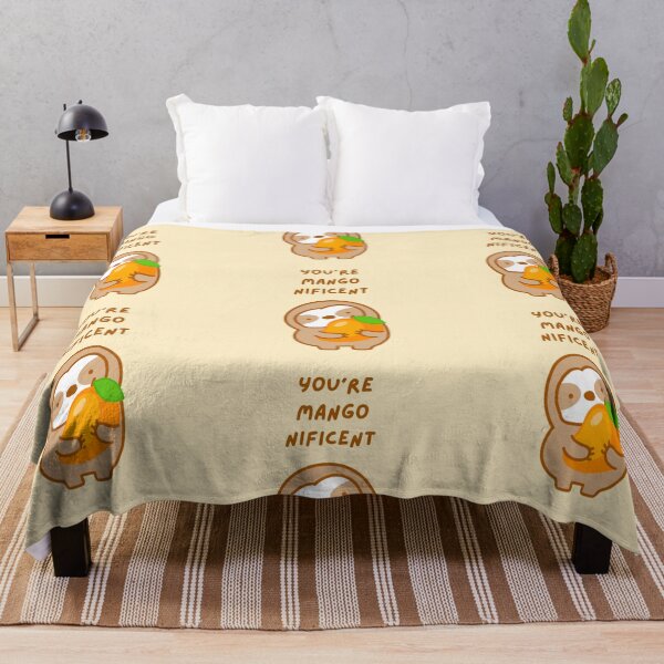 Item preview, You’re Magnificent Mango Sloth  designed and sold by theslothinme.