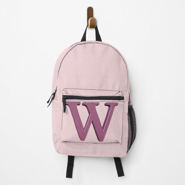 Item preview, The Letter W Dimensional Soft Pink on Pink 5748 designed and sold by Art in My Loft.