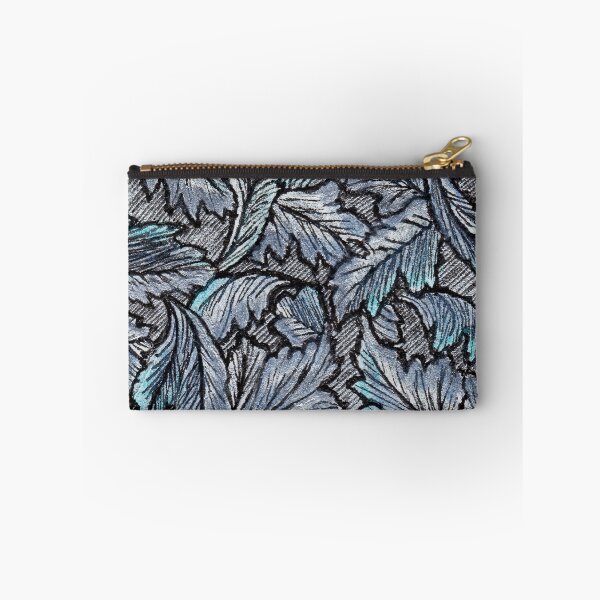 Item preview, Autumn Leaves silver and blue  designed and sold by Sara-Rae.