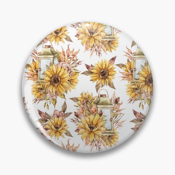 Item preview, Watercolor sunflower bouquets designed and sold by tiana-geo.