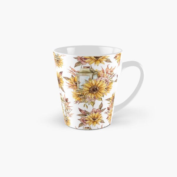 Watercolor sunflower bouquets Tall Mug