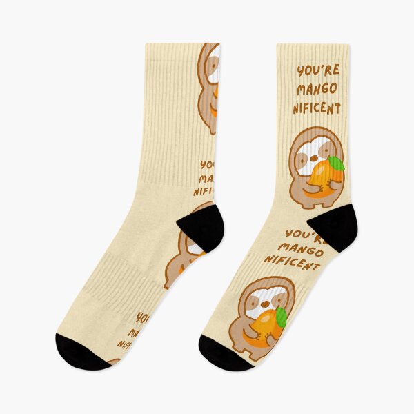 Item preview, You’re Magnificent Mango Sloth  designed and sold by theslothinme.