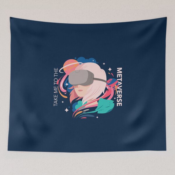 Item preview, TAKE ME TO THE METAVERSE, Anime, Games, Gamer Girl designed and sold by jimcaza.