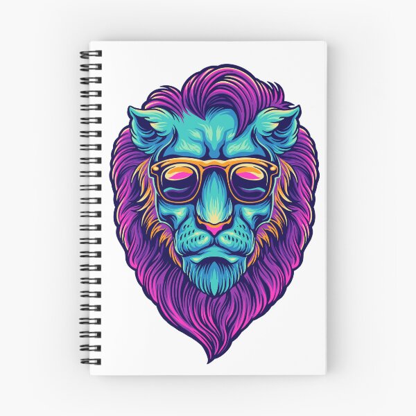 Item preview, Head Lion Portrait Psychedelic designed and sold by Romeo Store⭐⭐⭐⭐⭐.