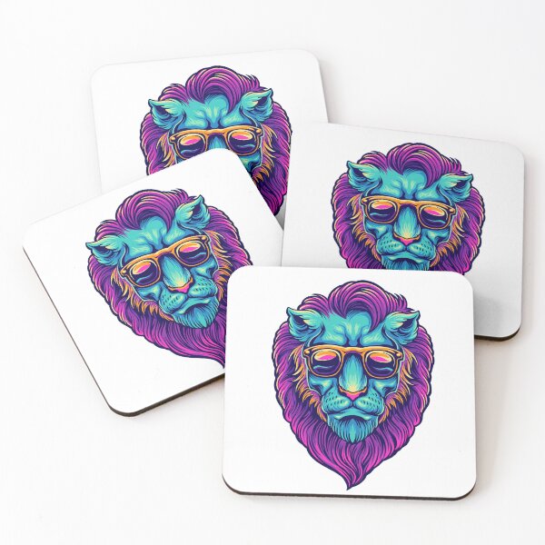 Item preview, Head Lion Portrait Psychedelic designed and sold by Romeo Store⭐⭐⭐⭐⭐.