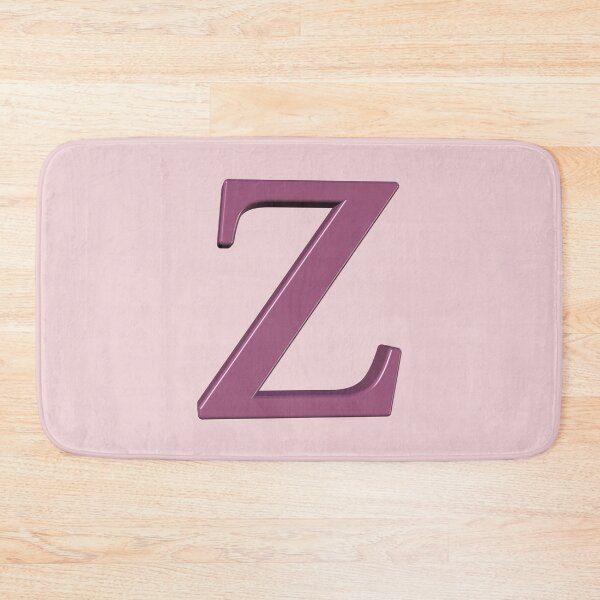 Item preview, The Letter Z Dimensional Soft Pink on Pink 5748 designed and sold by Art in My Loft.