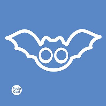 Artwork thumbnail, Spookie the Bat from the Simply Small Series (reverse) by PaolaOpal