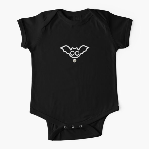 Spookie the Bat from the Simply Small Series (reverse) Short Sleeve Baby One-Piece