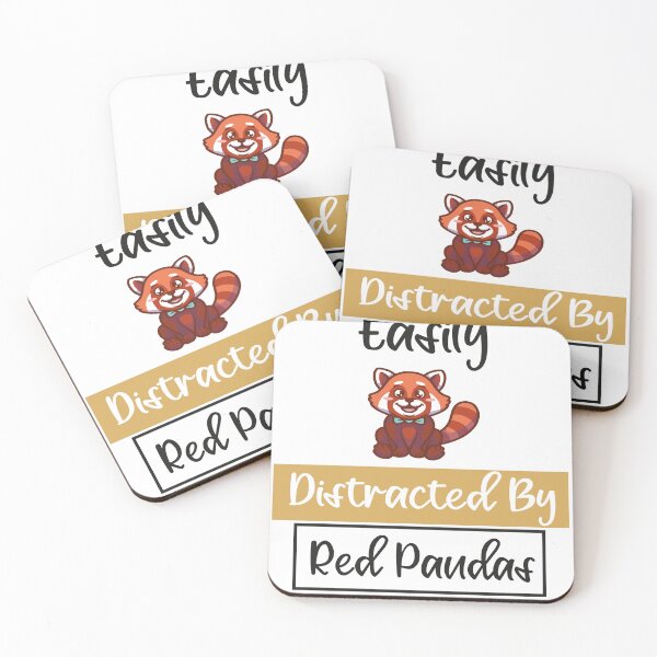 Item preview, EASILY DISTRACTED BY RED PANDAS designed and sold by KHABIRITI.