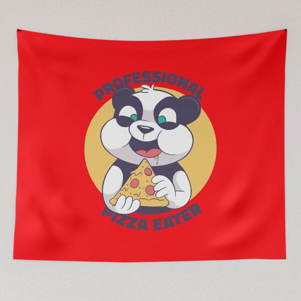 Item preview, Professional Pizza Eater Panda designed and sold by theglobaladvent.