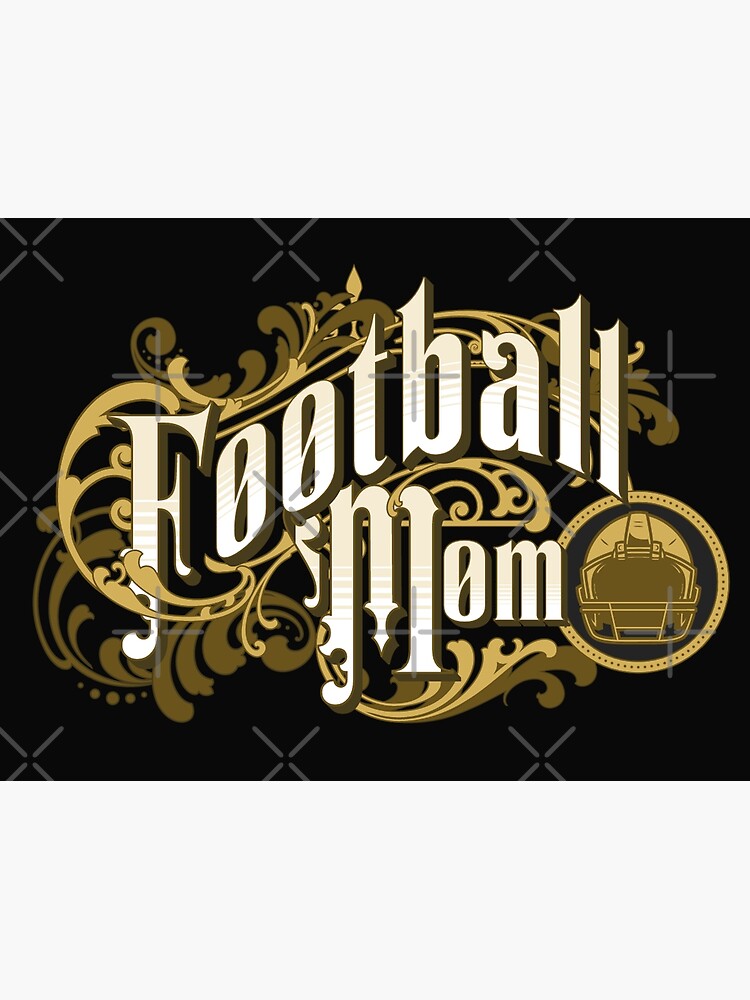 "Cool Vintage Sports Mom Football" Poster for Sale by CattlettArt