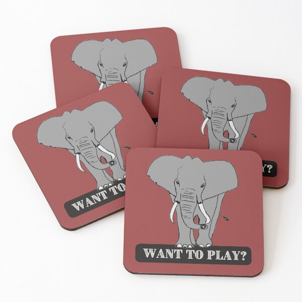 Item preview, Elephant design lets people know you are looking for a game. Perhaps the zoo or football? designed and sold by tranquilbeach.