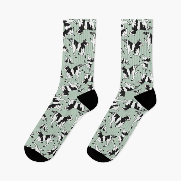 Item preview, Prancing Cows - Green designed and sold by KBurnsArt.