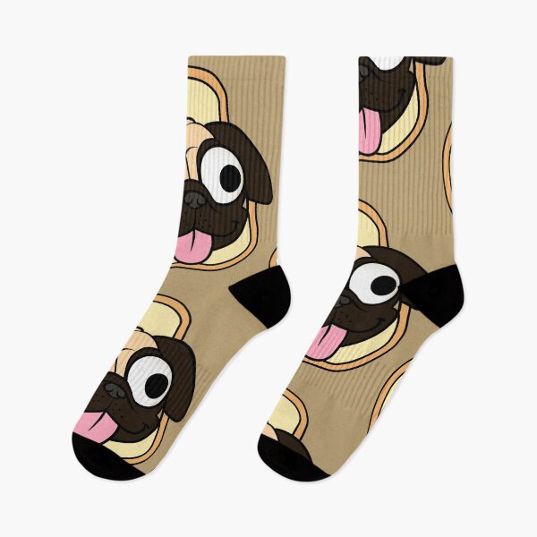 Item preview, pug dog in sandwich designed and sold by DoodlesbyHuki.