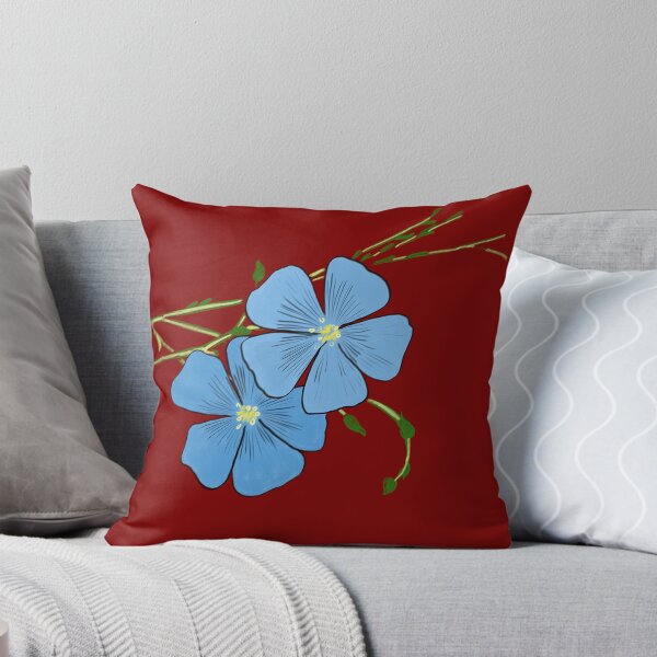 Item preview, Blue flax drawing  designed and sold by EJoyC.
