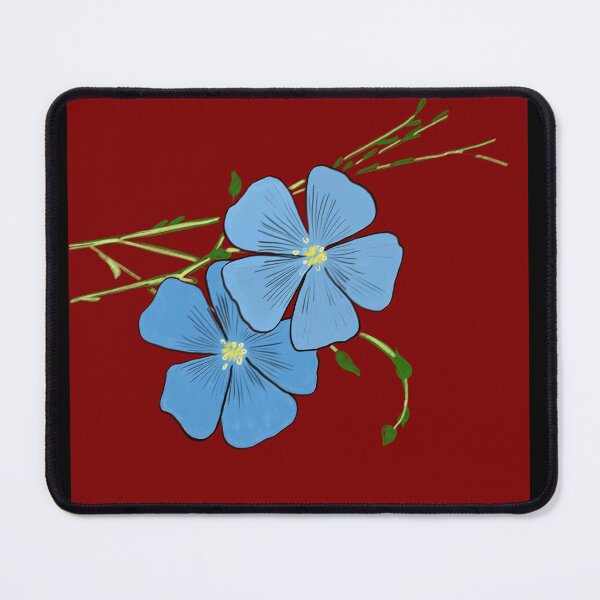 Item preview, Blue flax drawing designed and sold by EJoyC.