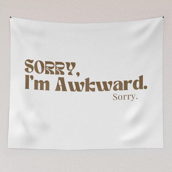 Item preview, Sorry I'm Awkward  - Introvert  - Funny  - Sarcastic  - Socially Awkward designed and sold by Alexa5454.