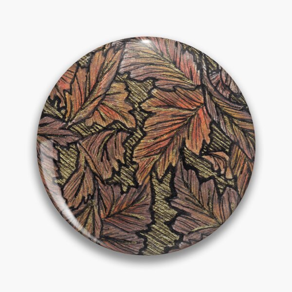 Item preview, Autumn leaves gold and ocre designed and sold by Sara-Rae.