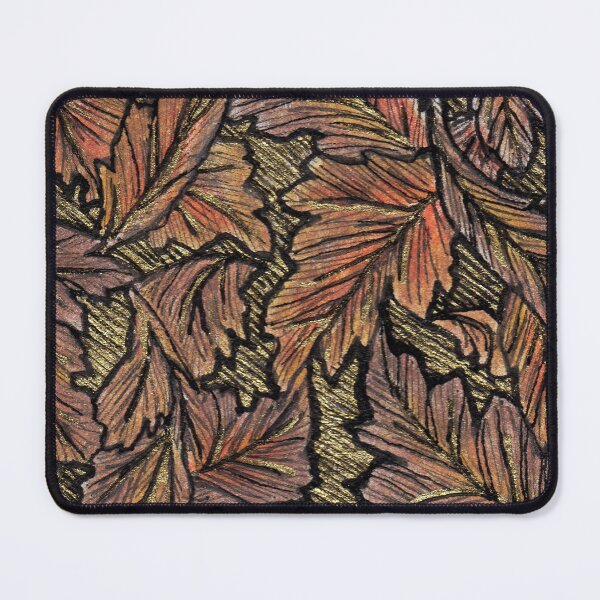 Item preview, Autumn leaves gold and ocre designed and sold by Sara-Rae.