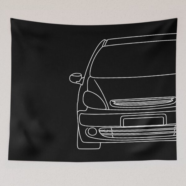 Artikelvorschau, Citroen Xsara 1999-2004 weiße Linien entworfen und verkauft von EdimDesign.