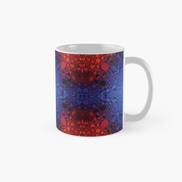 Item preview, abstract decorative red and blue design designed and sold by ErhanArt.