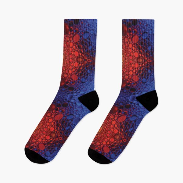 Item preview, abstract decorative red and blue design designed and sold by ErhanArt.