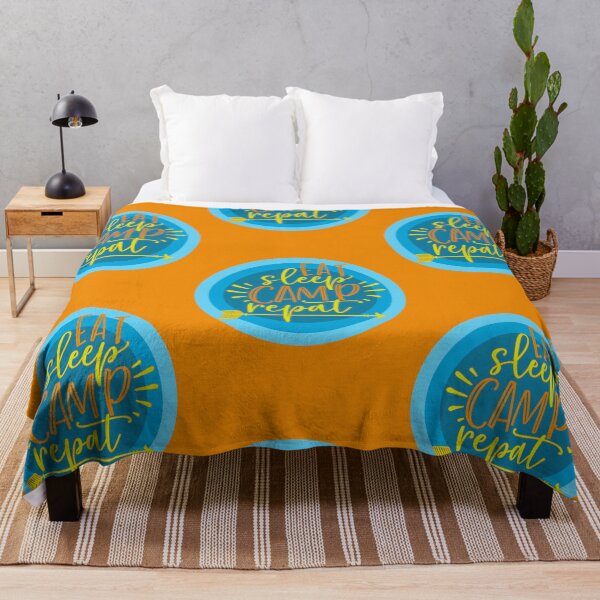 Item preview, Eat Sleep Camp Repeat designed and sold by Wagdy-online.