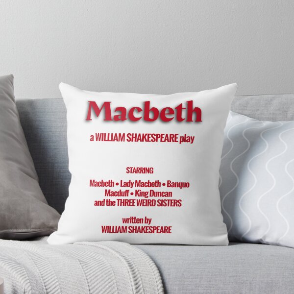 Item preview, Macbeth Credits Poster designed and sold by RenaissanceFan.