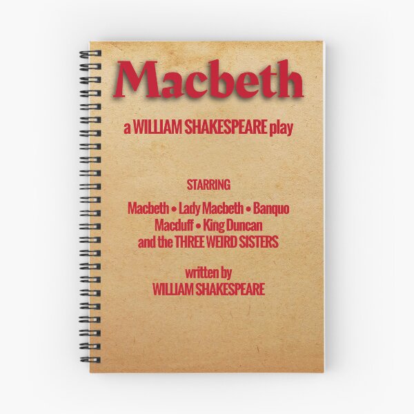 Item preview, Macbeth Credits Poster designed and sold by RenaissanceFan.
