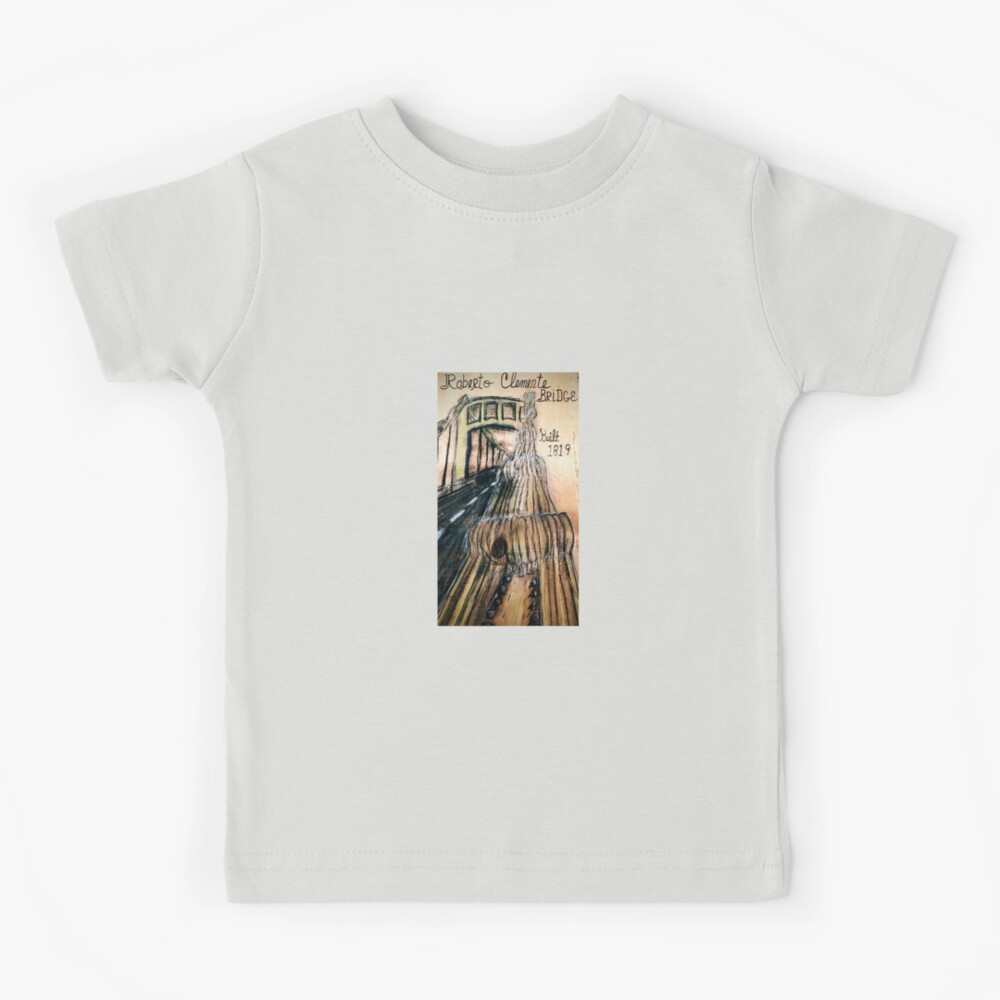 Roberto Clemente bridge Kids T-Shirt for Sale by TrashGooberArt