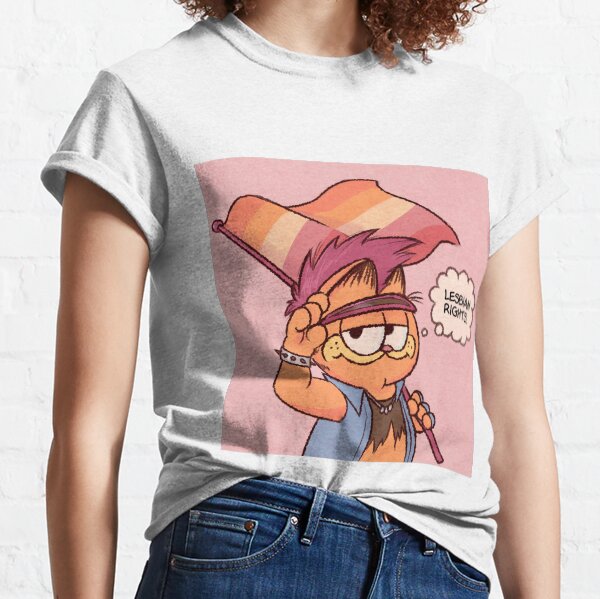Garfield Pride - Droits des lesbiennes T-shirt classique