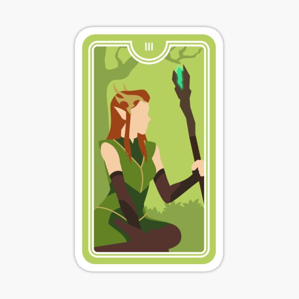 Item preview, Keyleth Empress Tarot Card  designed and sold by PsychMerchant.