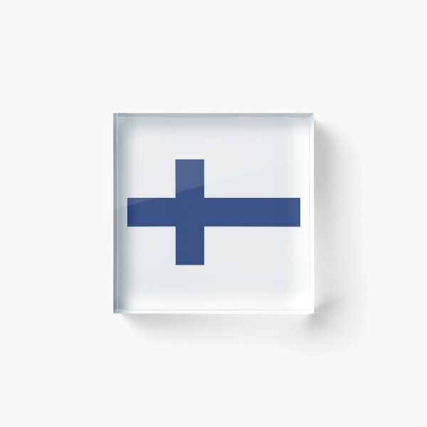 Item preview, Finnish Flag designed and sold by shirtsonshirts.