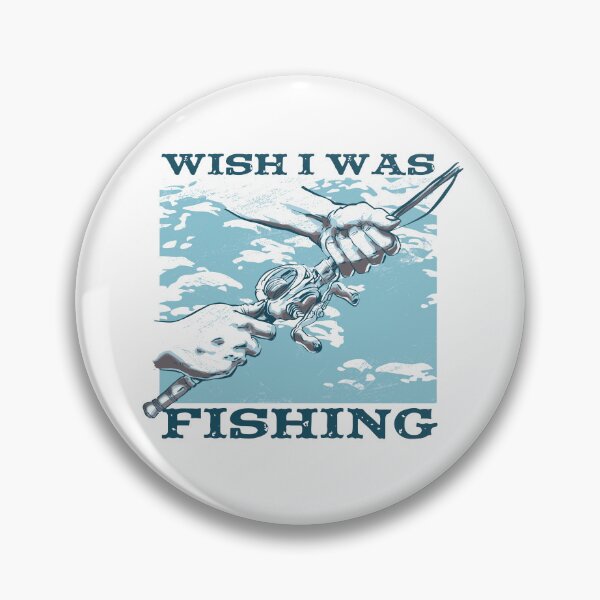 Item preview, Wish i was fishing  designed and sold by 1White-Rabbit.