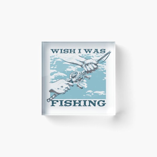 Item preview, Wish i was fishing  designed and sold by 1White-Rabbit.