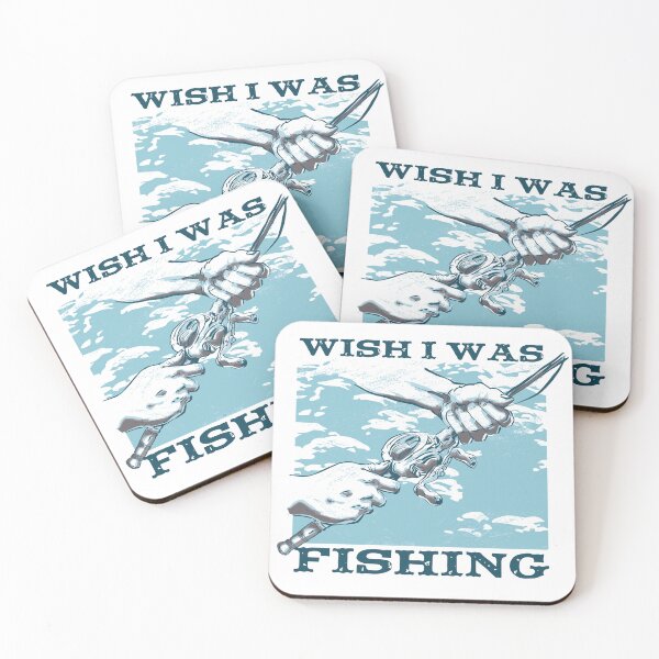 Item preview, Wish i was fishing  designed and sold by 1White-Rabbit.