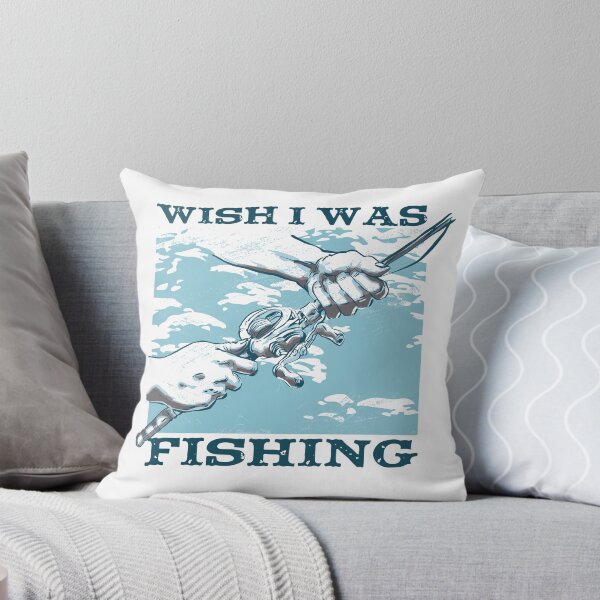 Item preview, Wish i was fishing  designed and sold by 1White-Rabbit.