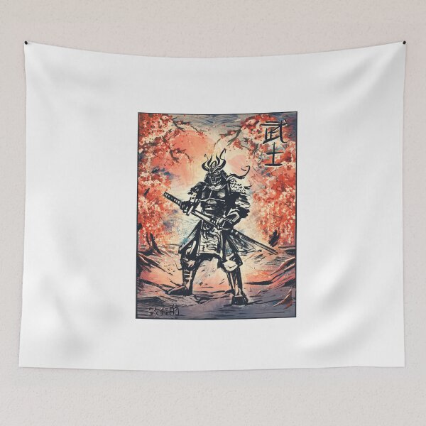 Item preview, traditional-samurai-illustration-design.T-shirts designed and sold by JAMALSTORE92.