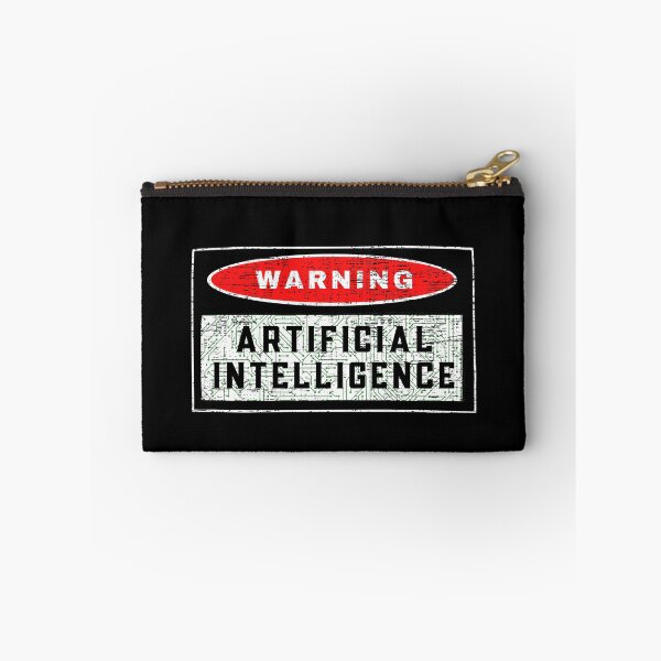 Aperçu de l'œuvre panneau d'avertissement - intelligence artificielle créée et vendue par yococo.